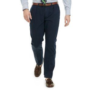 Polo Ralph Lauren Men's Classic Fit Pleated Black Chino's Size 40/29